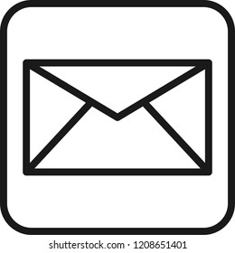 an icon vector of postal service, glyph design, black color, modern style, common public sign 