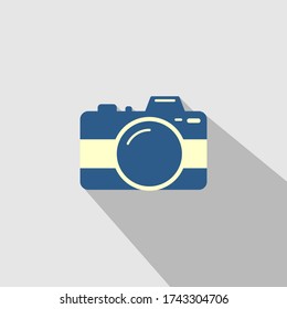 Icon Vector of simple Camera design. Good template for photography, image, camera shoot, etc.