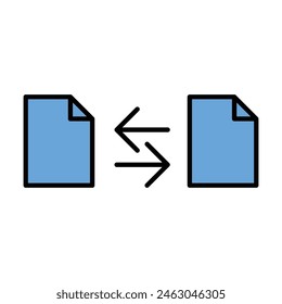 Icon vector of Simple outline film transfer icon. flat design style. suitable for reports, job resumes, presentations, etc. icon vector template