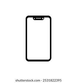 Icon vector of smartphone or handphone