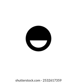 Icon vector of smile emoji