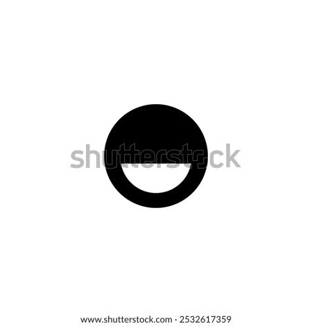 Icon vector of smile emoji