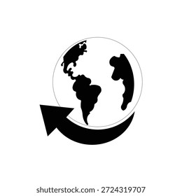 icon vector stock arrow world template design elegant
