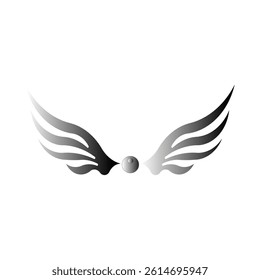 icon vector stock wing template design trendy