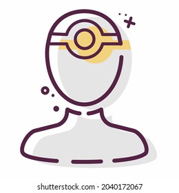 Icon Vector of Surgeon-2 - MBE Style - Einfache Illustration, bearbeitbarer Strich, Design Template Vektor, Gut für Drucke, Plakate, Anzeigen, Ankündigungen, Infografiken, etc.