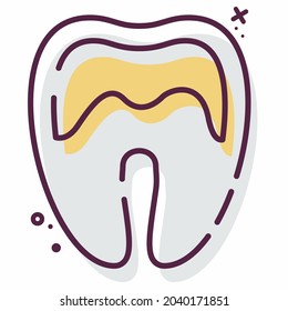 Icon Vector of Tartar - MBE Style - Simple illustration, Editable stroke, Design template vector, Good for prints, posters, advertisements, announcements, info graphics, etc.