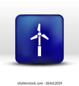 icon vector tower electric floor generator propeller.