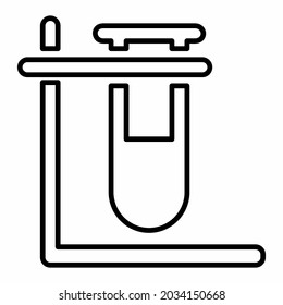 Icon Vector of Vials 4 - Line Style - Simple illustration, Editable stroke, Design template vector, Good for prints, posters, advertisements, announcements, info graphics, etc.