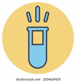 Icon Vector of Vials 5 - Color Mate Style - Simple illustration, Editable stroke, Design template vector, Good for prints, posters, advertisements, announcements, info graphics, etc.