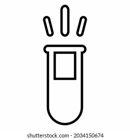Icon Vector of Vials 5 - Line Style - Simple illustration, Editable stroke, Design template vector, Good for prints, posters, advertisements, announcements, info graphics, etc.