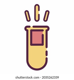 Icon Vector of Vials 5 - Line Cut Style - Simple illustration, Editable stroke, Design template vector, Good for prints, posters, advertisements, announcements, info graphics, etc.