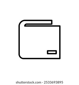 Um ícone vetor de carteiras