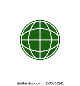 Icon Vector Website Green Fill 
On White Background. Flat Icon For Web, Apps, Or Design Product EPS10