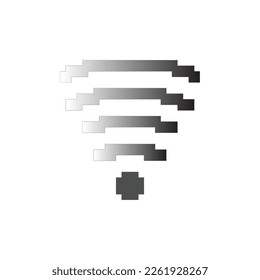 diseño de plantilla de internet wi fi de vector de icono