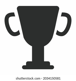 Icon Vector of Winner Up - Glyph Style - Einfache Illustration, bearbeitbarer Strich, Design Template Vektor, Gut für Drucke, Poster, Anzeigen, Ankündigungen, Infografiken, etc.