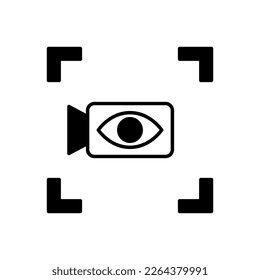 icon in vector.Video Surveillance   Logotype