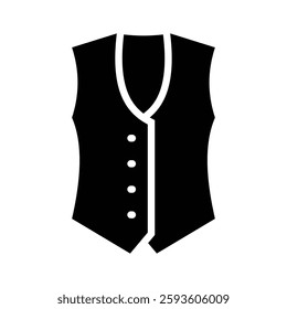 Icon of a vest for layering or formal wear