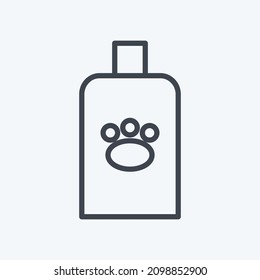 Icon Veterinary Medicine - Line Style - Simple illustration,Editable stroke,Design template vector, Good for prints, posters, advertisements, announcements, info graphics, etc.
