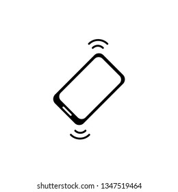 icon of a vibrating phone