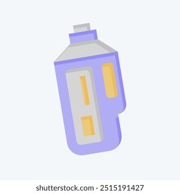 Icon Vibrometer. related to Measuring symbol. flat style. simple illustration