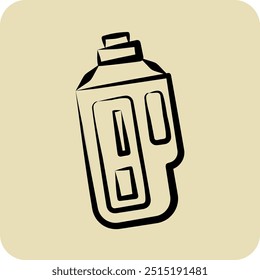 Icon Vibrometer. related to Measuring symbol. hand drawn style. simple illustration