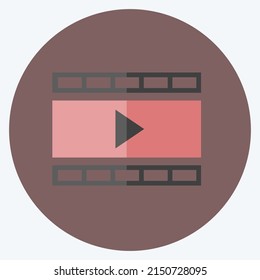 Animación de vídeo de iconos. adecuado para el símbolo IT Services. estilo plano. diseño simple editable. vector de plantilla de diseño. ilustración de símbolo simple