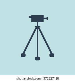 Icon of Video Camera. EPS-10.