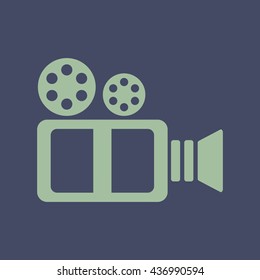 Icon of Video Camera. Eps-10.