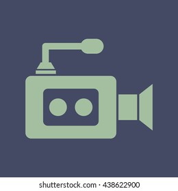 Icon of Video Camera. Eps-10.
