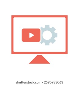 Icon a video editing, isolated against a clean background.