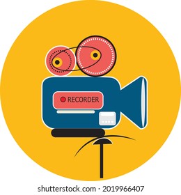 Icon Video Recorder In Vector Format