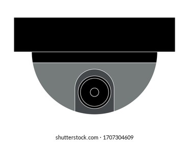 Icon of a video surveillance camera on the street.