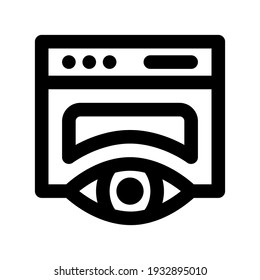 Icon View Browser With Style Outline