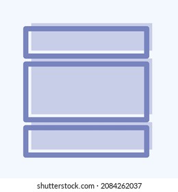 Icon View Day - Two Tone Style - Simple illustration,Editable stroke,Design template vector, Good for prints, posters, advertisements, announcements, info graphics, etc.