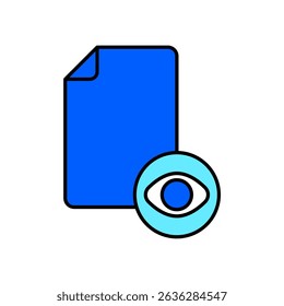 Icon a view file, isolated against a clean background.