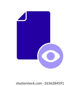 Icon a view file, isolated against a clean background.