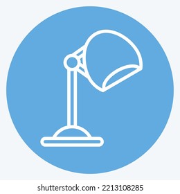 Icon Vintage Hair Dryer. suitable for Barbershop symbol. blue eyes style. simple design editable. design template vector. simple illustration