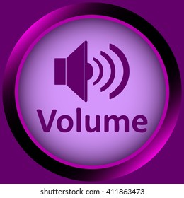 Icon violet loudness
