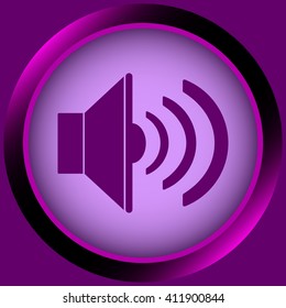 Icon violet sound