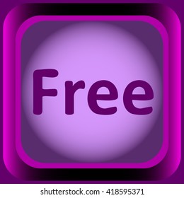 Icon violet word free