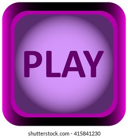Icon violet word play