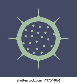 Icon of Virus. Eps-10.