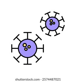 Icon a VIRUS, isolated against a clean background.