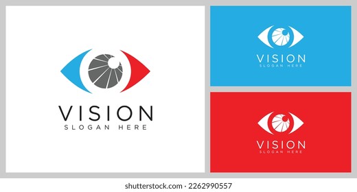 icon vision logo vector design