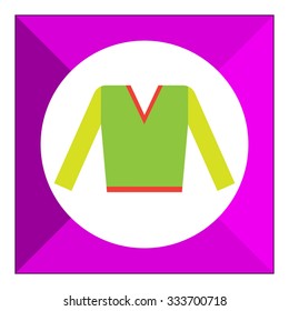 Icon of v-neck male sweater 