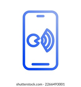 Comando de Voz de Icono, Voz Inteligente AI, Internet de las cosas, inalámbrico, Wi-Fi, señal. ilustración vectorial. archivo editable
