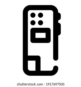 icon voice recorder using line style