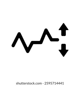 Icon a volatility, isolated against a clean background.