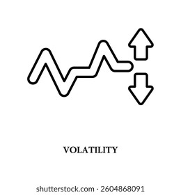 Icon a volatility, isolated against a clean background.