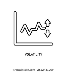 Icon a volatility, isolated against a clean background.